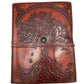 Large Tree of Life Leather Journal - 20x16x2cm - Luna Panther