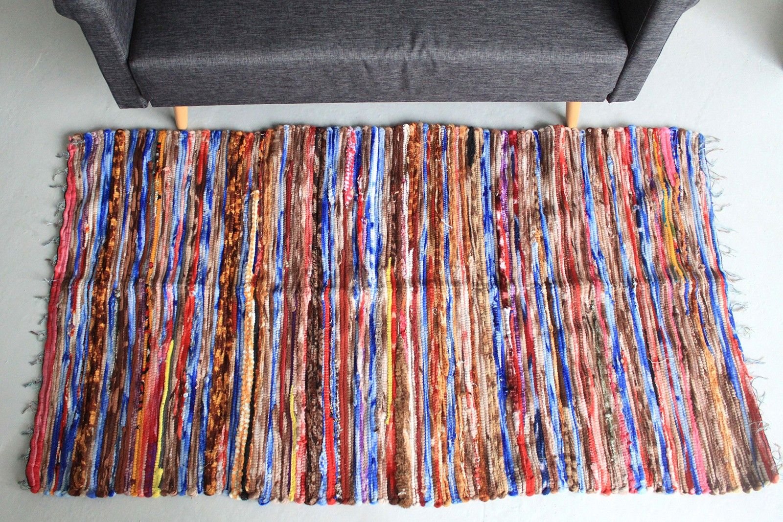 Polished Large Velvet Rug - 105x185cm featuring natural patterning and unique variations - Luna Panther