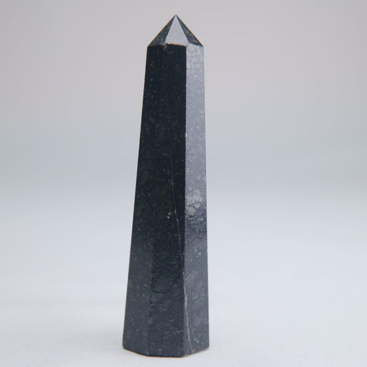 Larvikite Obelisk 63g 82mm - Luna Panther alternate view