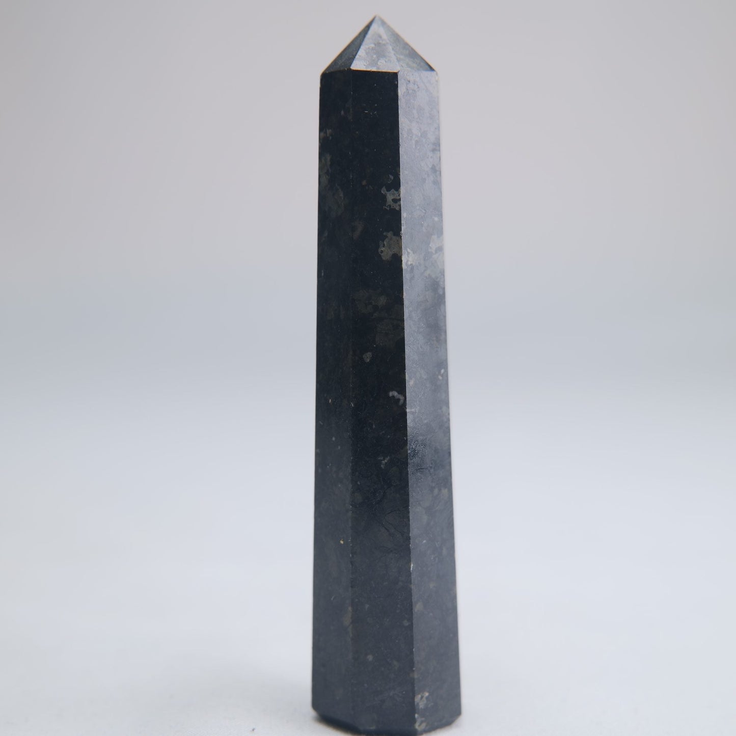 Larvikite Obelisk 68g 90mm - Luna Panther