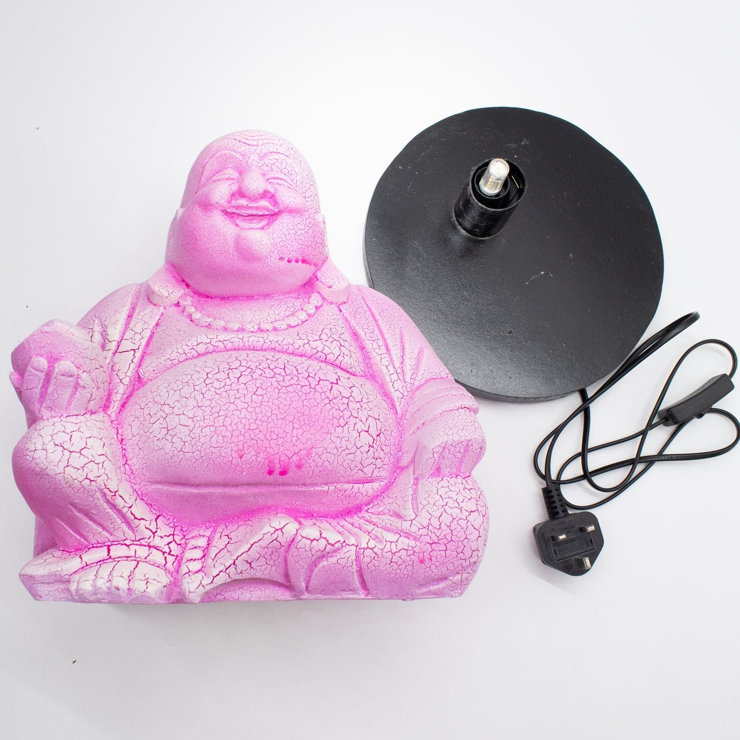 Laughing Buddha Lamp Dragonfruit - Round Stand - Luna Panther