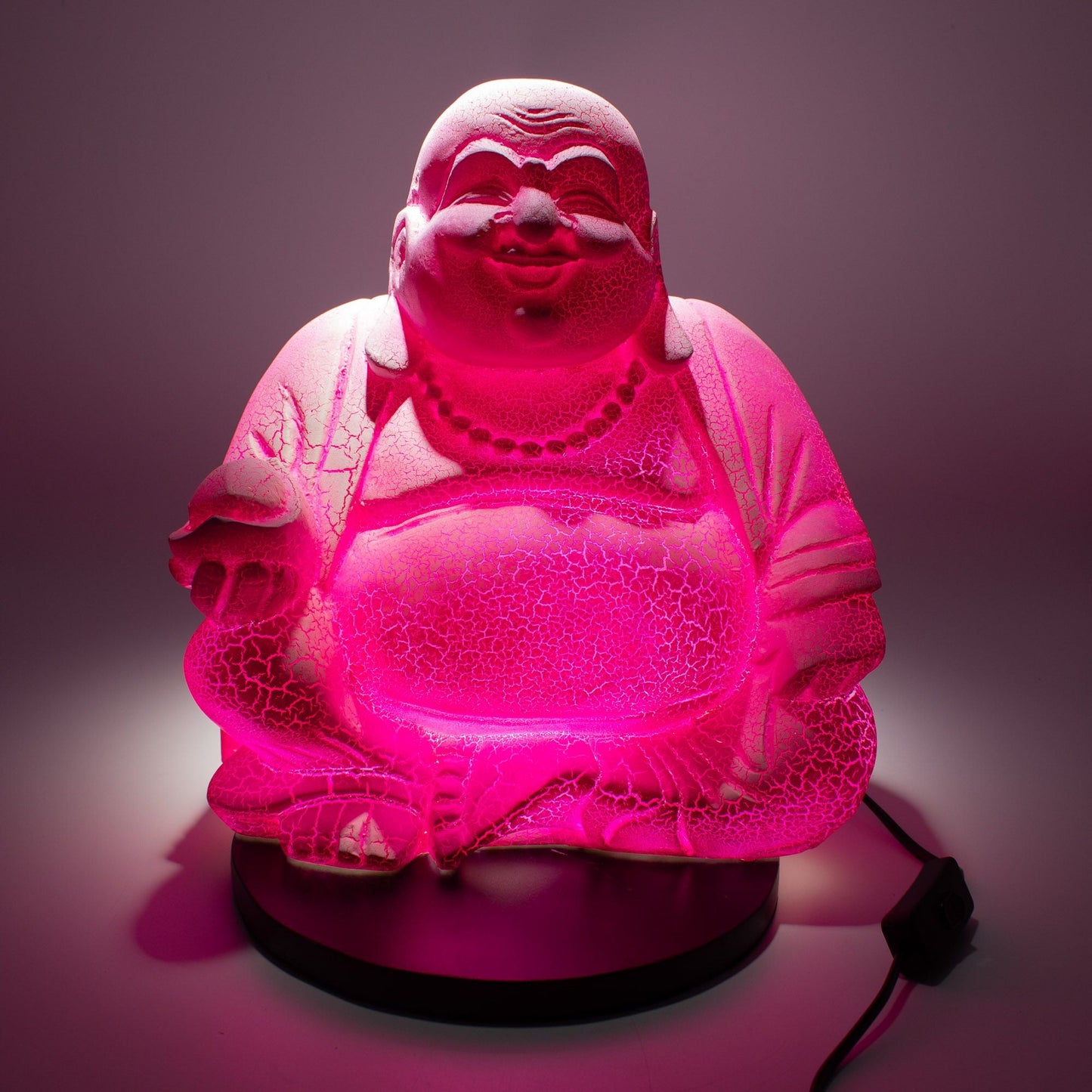 Laughing Buddha Lamp Dragonfruit - Round Stand - Luna Panther