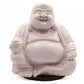 Laughing Buddha Lamp Lavender Crackle - Round Stand - Luna Panther