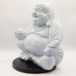 Laughing Buddha Lamp Sky Blue - Round Stand - Luna Panther