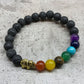 Lava Stone Bracelet - Elephant Chakra - Luna Panther
