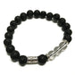 Lava Stone Bracelet - Tribal Rock Quartz - Luna Panther