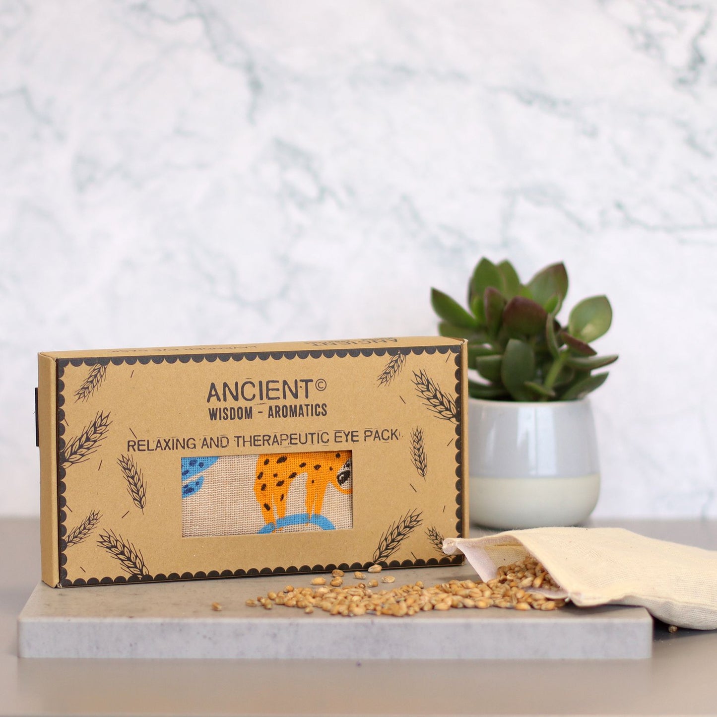 Lavender Natural Cotton and Juco Eye Pillow in Gift Box – Lazy Sloth - Luna Panther