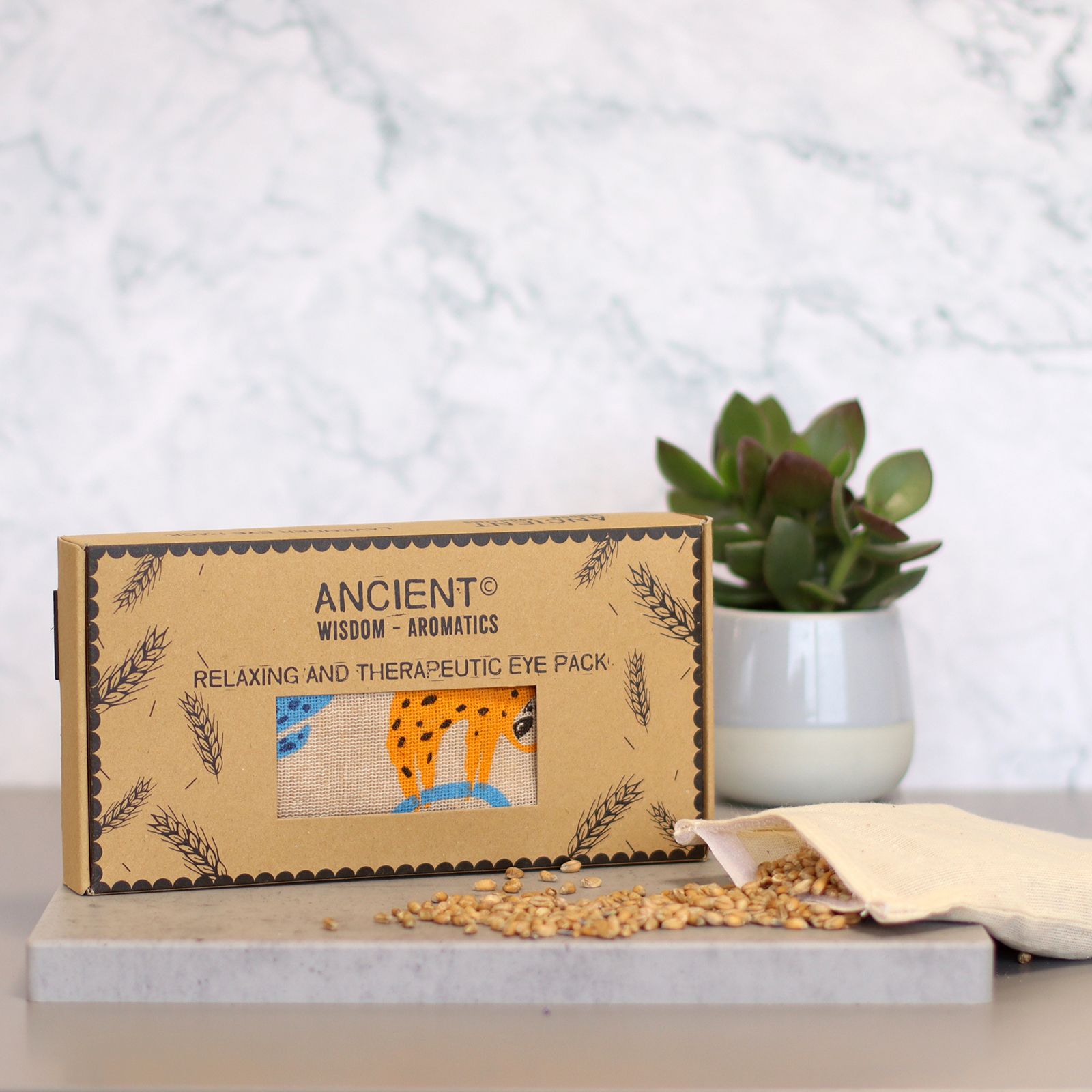Lavender Natural Cotton and Juco Eye Pillow in Gift Box – Lazy Sloth - Luna Panther