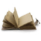 Leather "Bee Kind" Deckle - edge Notebook (7x5") - Luna Panther