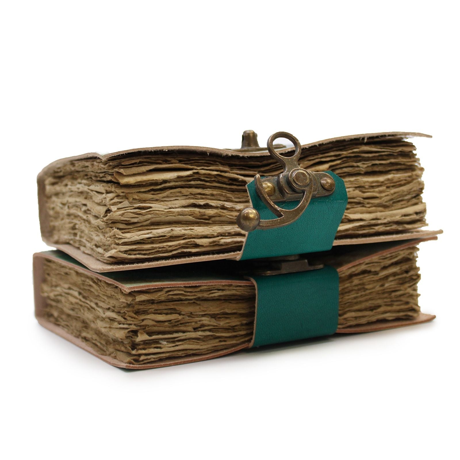Leather "Bee Kind" Deckle - edge Notebook (7x5") - Luna Panther