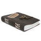 Leather Black Confessions with Lock Notebook (7x5") - Luna Panther