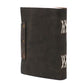 Leather Black Confessions with Lock Notebook (7x5") - Luna Panther
