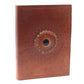 Leather Black Onyx Notebook (7x5") - Luna Panther