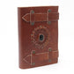 Leather Black Onyx with Belts Notebook (6x4") - Luna Panther