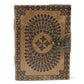 Leather Blue Mandala Notebook (7x5") - Luna Panther