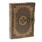 Leather Blue Mandala Notebook (7x5") - Luna Panther