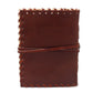Leather Book of Thoughts with Wrap Notebook (6x4") - Luna Panther
