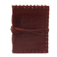 Leather Book of Thoughts with Wrap Notebook (6x4") - Luna Panther