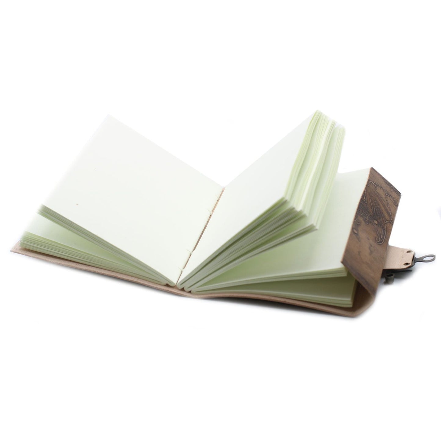 Leather Dragon Notebook (6x8") - Luna Panther