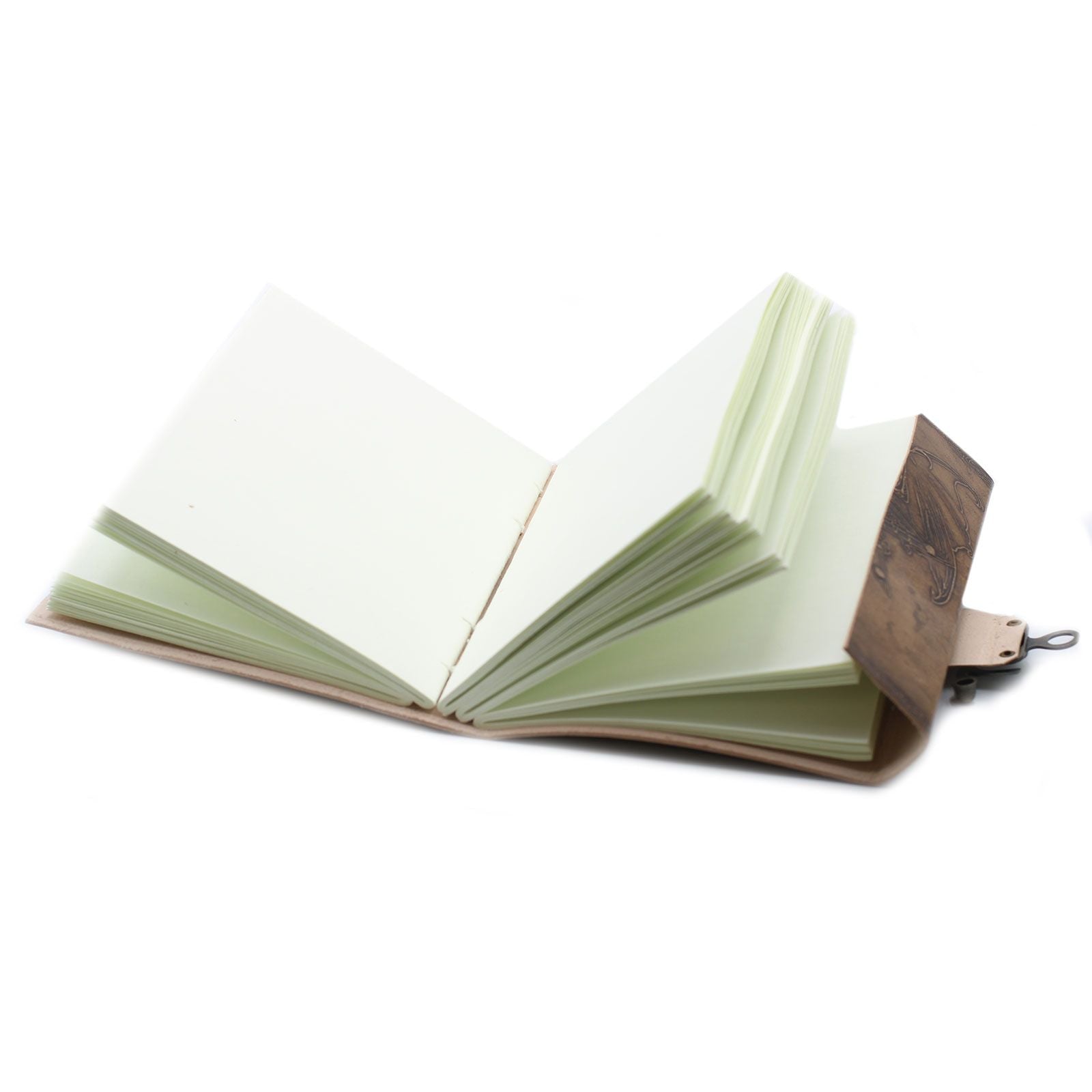 Leather Dragon Notebook (6x8") - Luna Panther