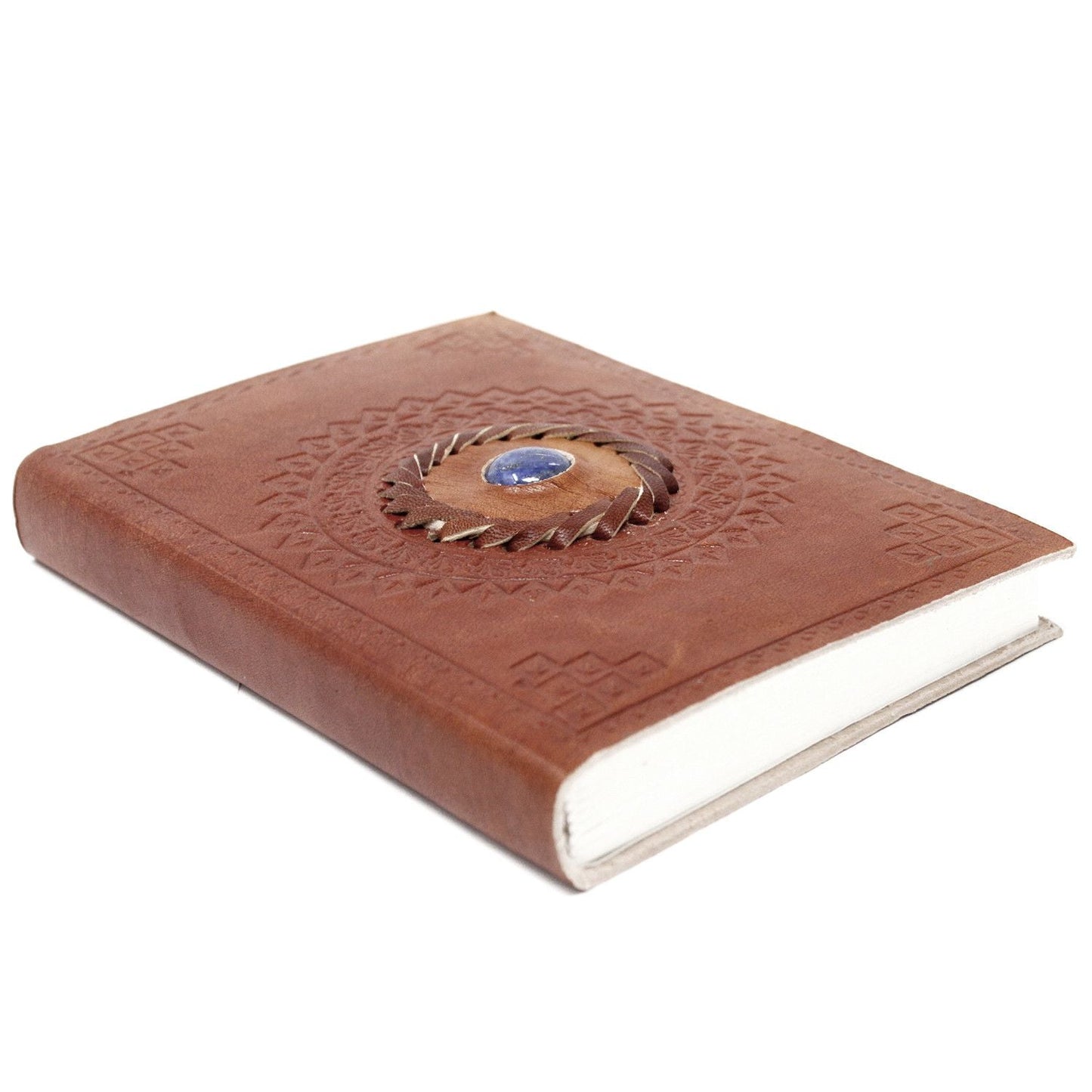 Leather Lapis Notebook (7x5") - Luna Panther