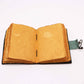 Leather "Moon Phases" Deckle - edge Notebook - Luna Panther