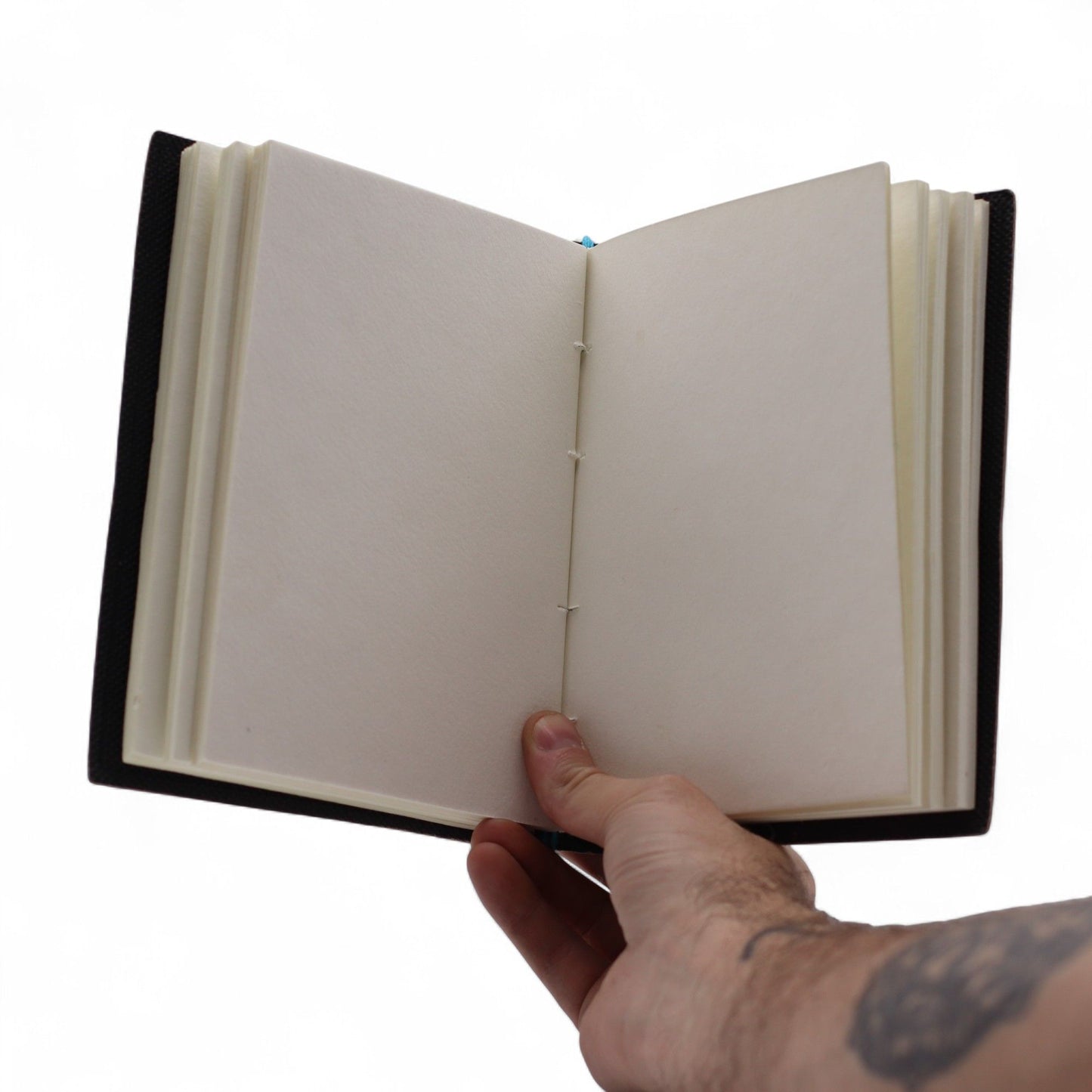 Leather Printed Notebook - My Chakras Are Aligned AF - 17.8×12.7 cm - Luna Panther