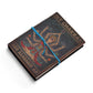 Leather Printed Notebook - My Chakras Are Aligned AF - 17.8×12.7 cm - Luna Panther