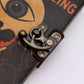 Leather Printed Notebook - Stop Doom Scrolling - 17.8x12.7 cm - Luna Panther