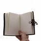 Leather Printed Notebook - Stop Doom Scrolling - 17.8x12.7 cm - Luna Panther