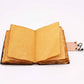 Leather Seven Chakra Colours Deckle - edge Notebook - Luna Panther