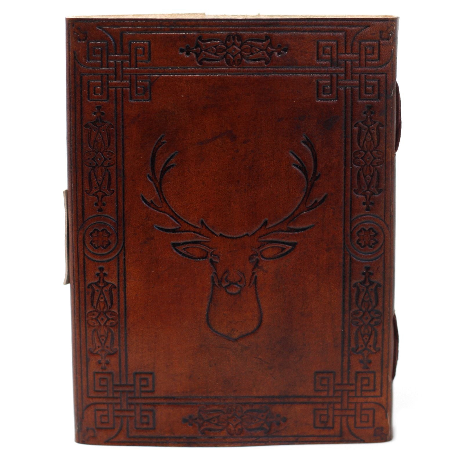 Leather Stag Notebook (6x8") - Luna Panther