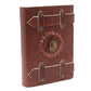 Leather Tigereye with Belts Notebook (6x4") - Luna Panther