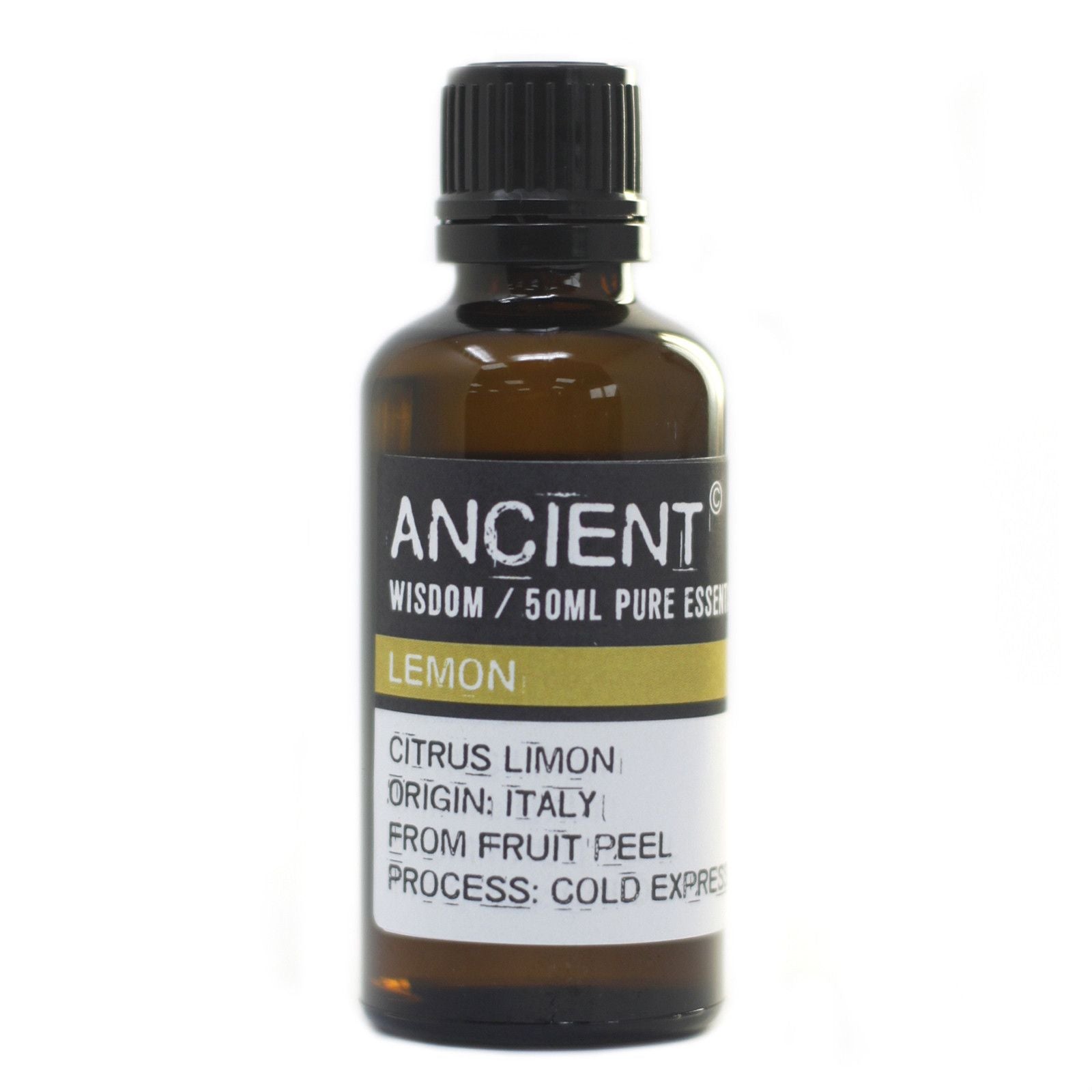 Polished Lemon 50ml featuring natural patterning and unique variations - Luna Panther