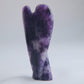 Lepidolite Angel Carving 57g 80mm - Luna Panther