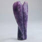 Lepidolite Angel Carving 60g 80mm - Luna Panther