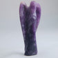 Lepidolite Angel Carving 60g 80mm - Luna Panther
