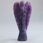 Lepidolite Angel Carving 60g 80mm - Luna Panther