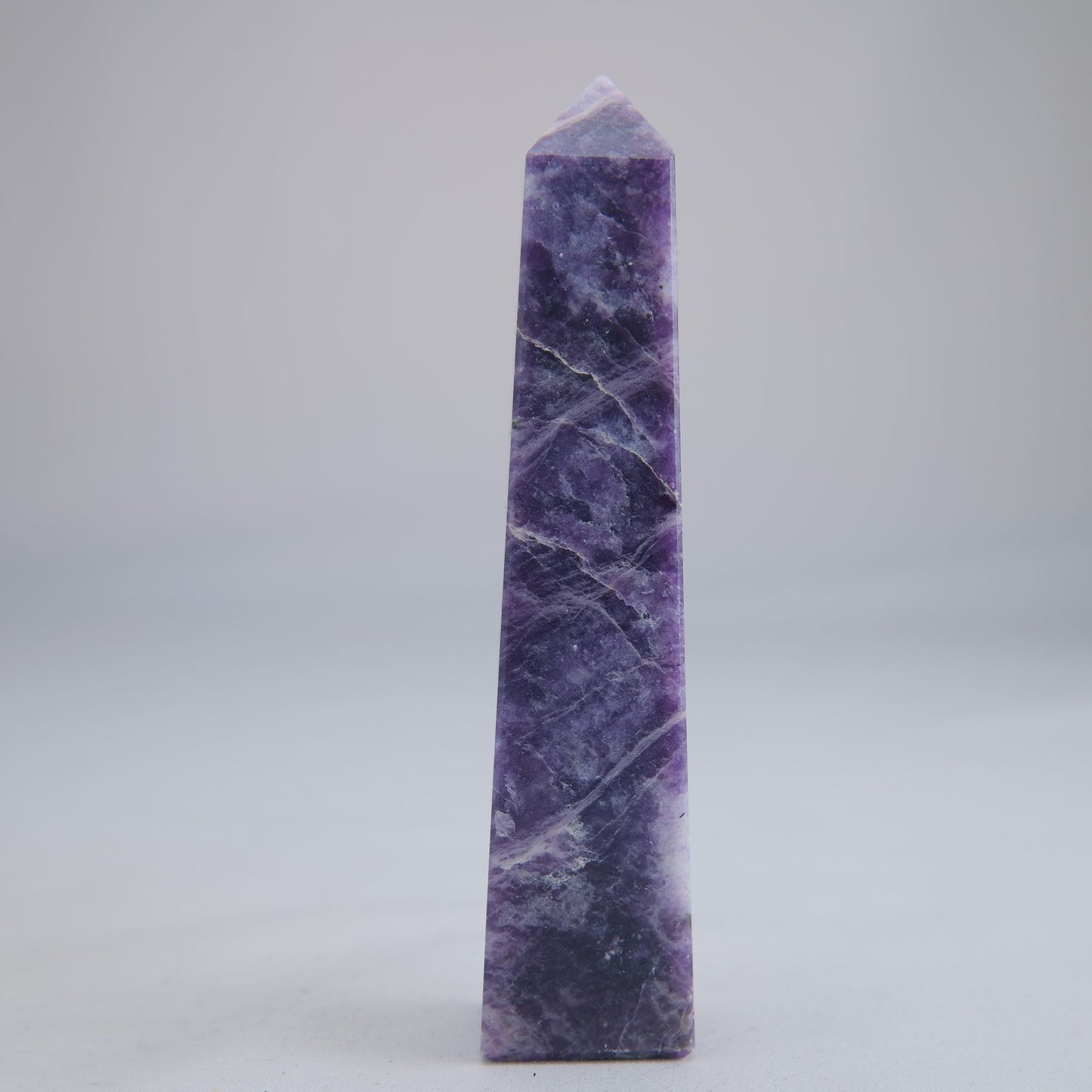 Lepidolite Crystal Tower 112g - Luna Panther