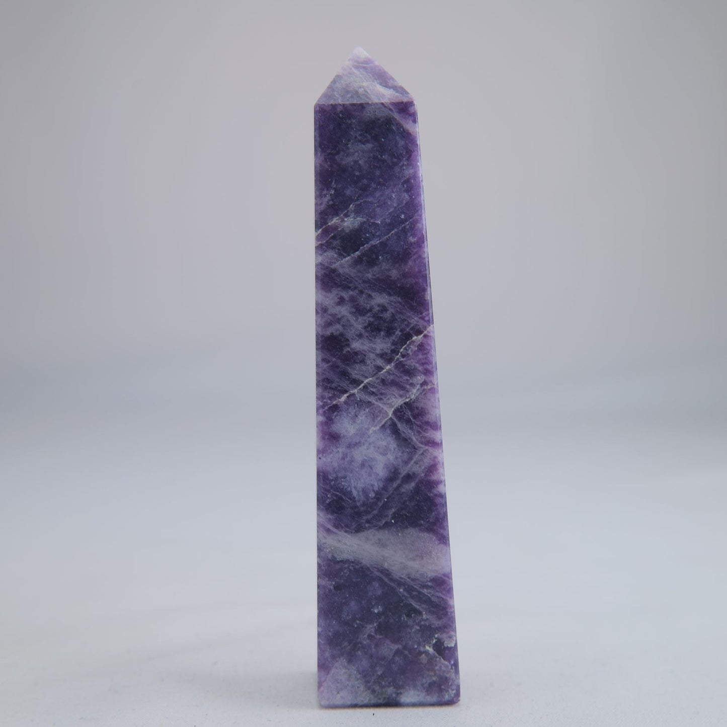 Lepidolite Crystal Tower 112g - Luna Panther