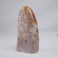 Lepidolite in Quartz Freeform — 266 g (100 mm) - Luna Panther