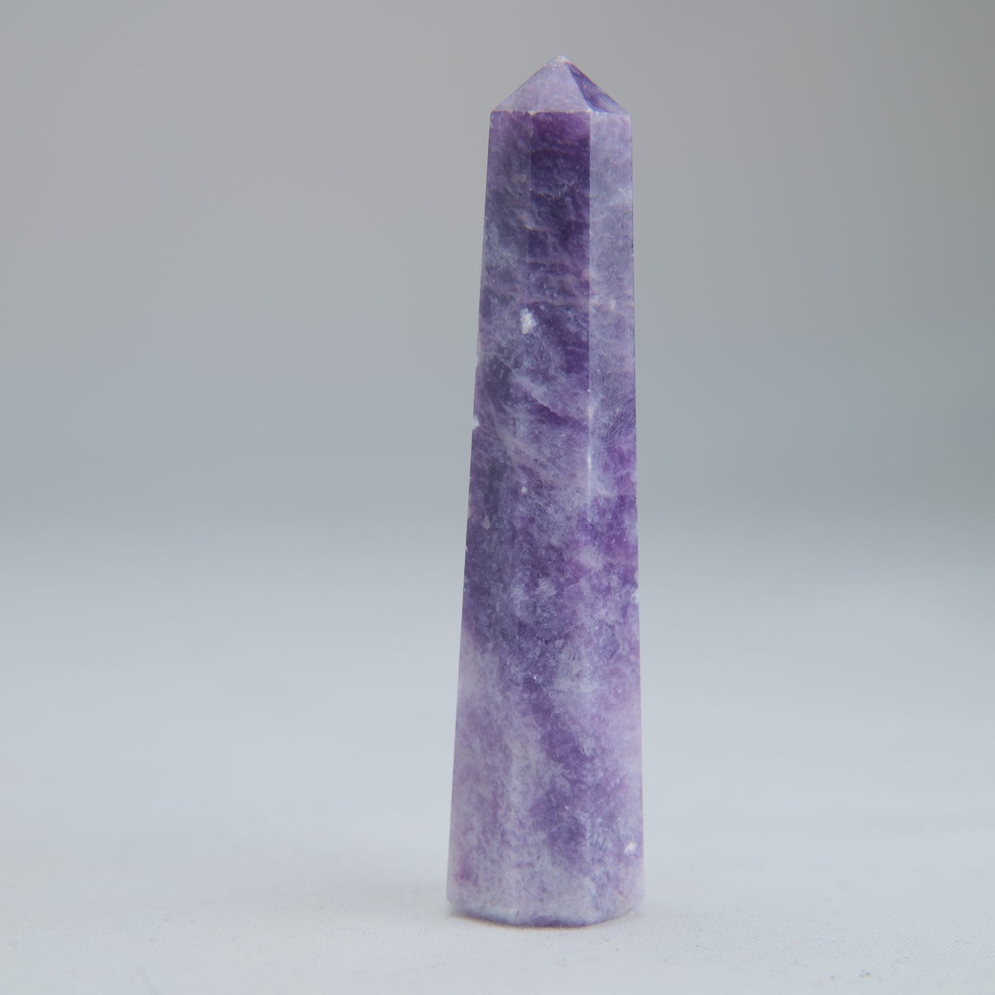 Lepidolite Obelisk 30g Crystal Tower - Luna Panther