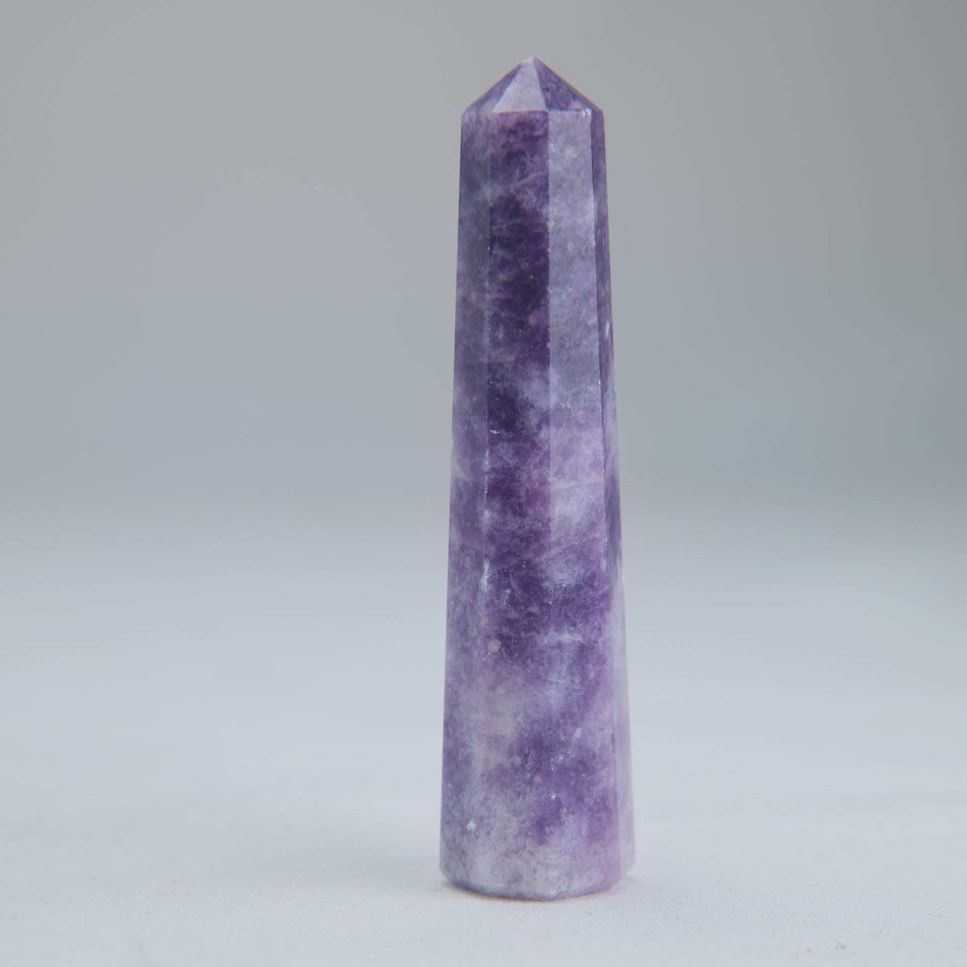 Lepidolite Obelisk 30g Crystal Tower - Luna Panther