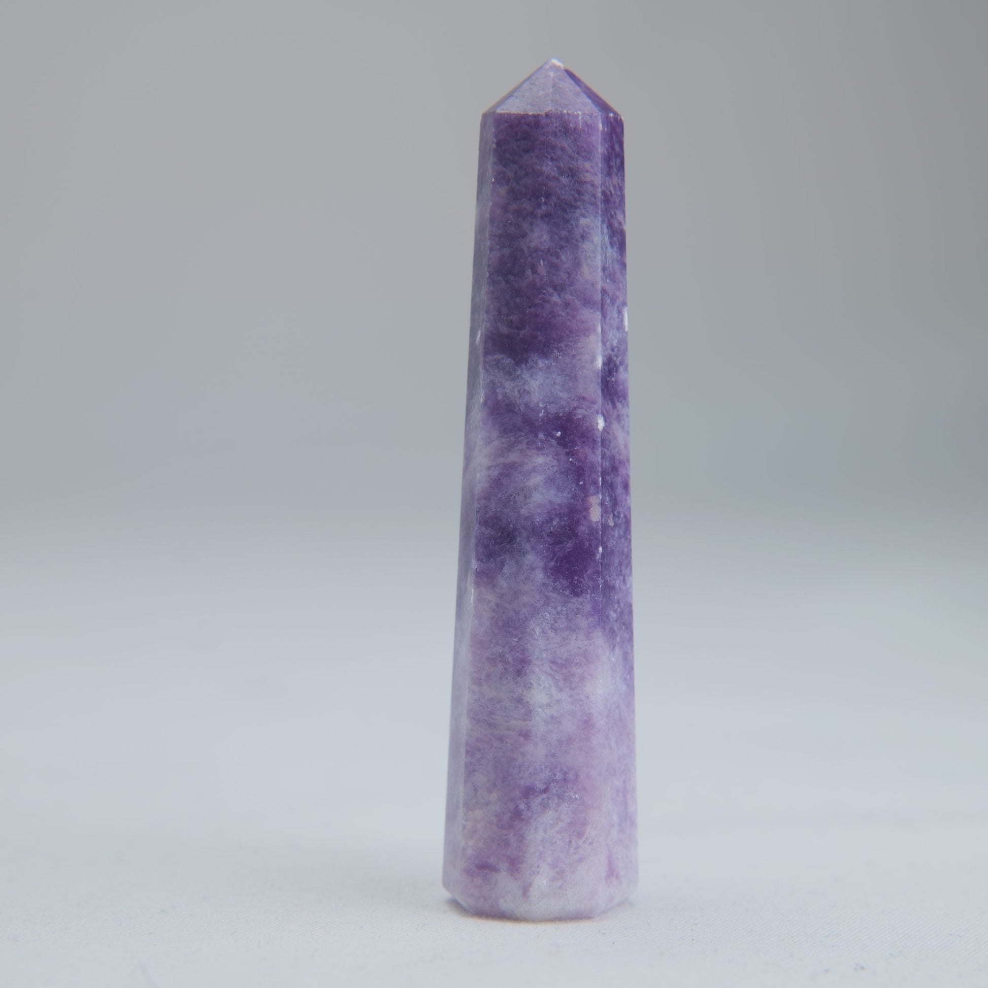 Lepidolite Obelisk 30g Crystal Tower - Luna Panther