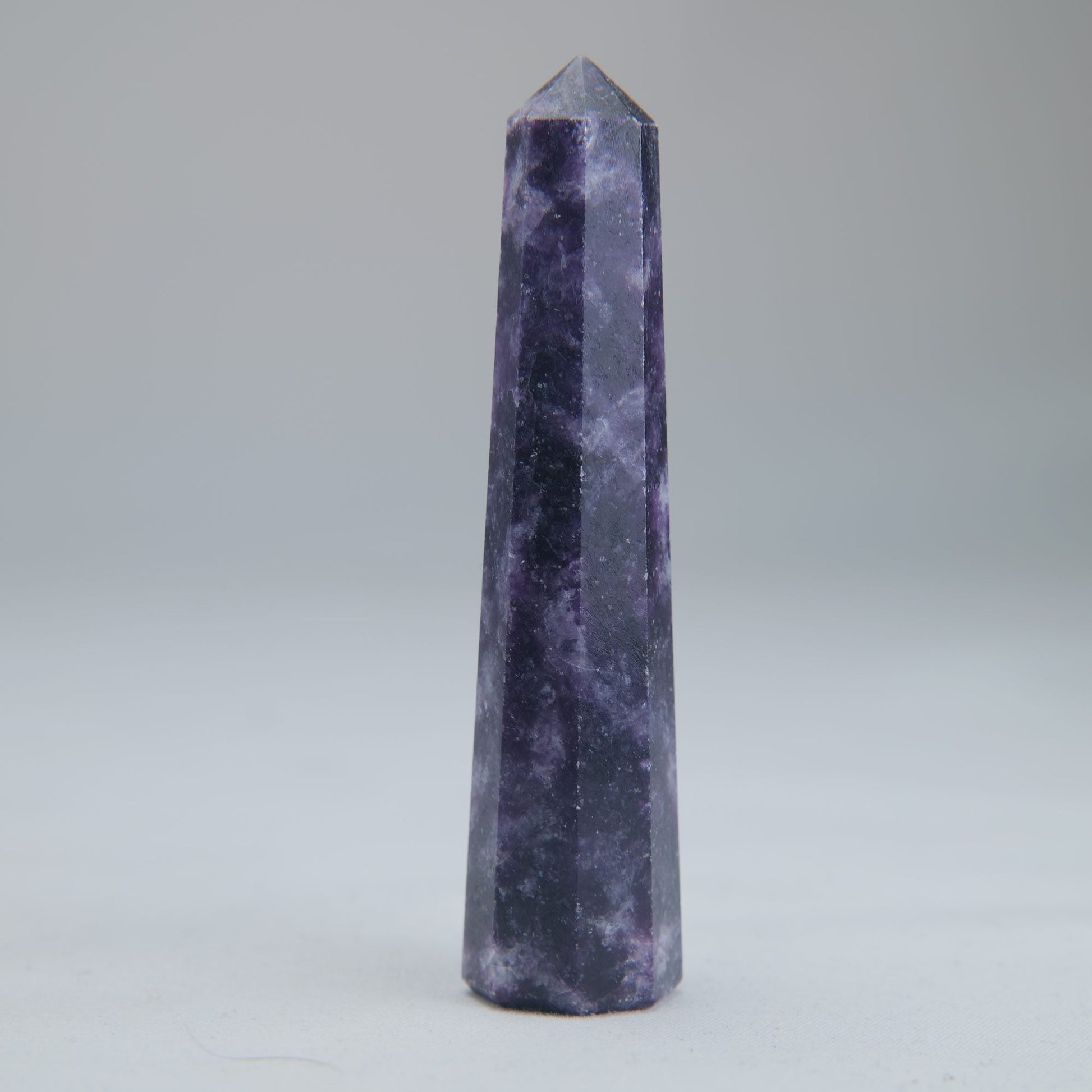 Lepidolite Obelisk 36g 75mm Crystal Tower - Luna Panther