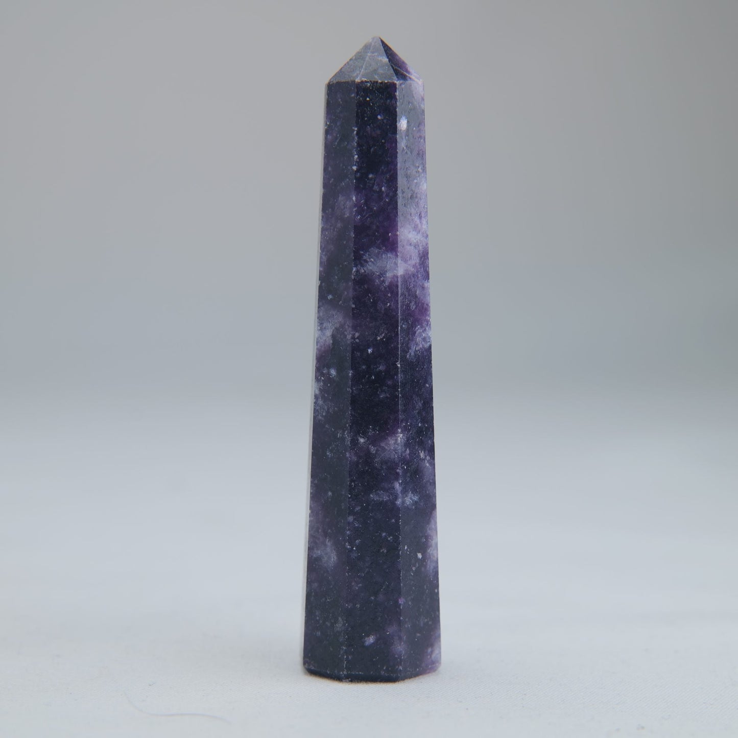 Lepidolite Obelisk 36g 75mm Crystal Tower - Luna Panther