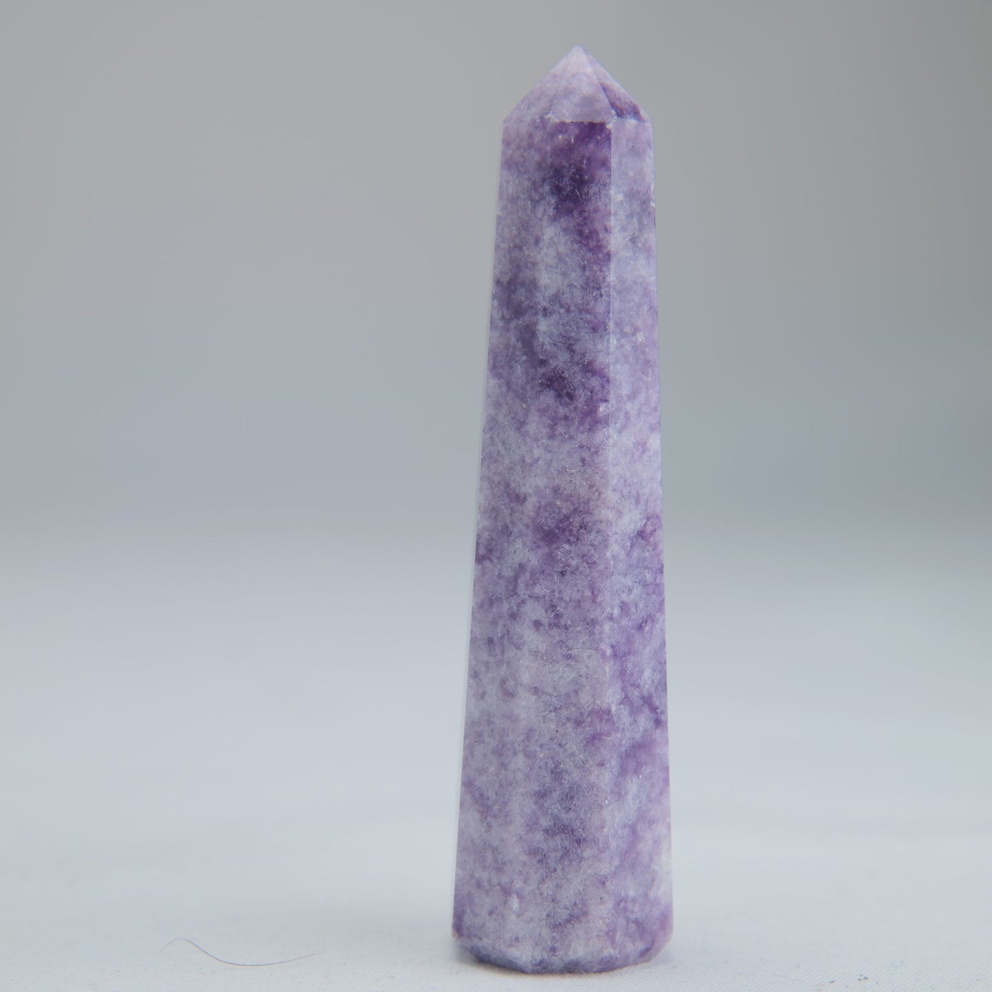 Lepidolite Obelisk 40g 75mm Crystal Tower - Luna Panther