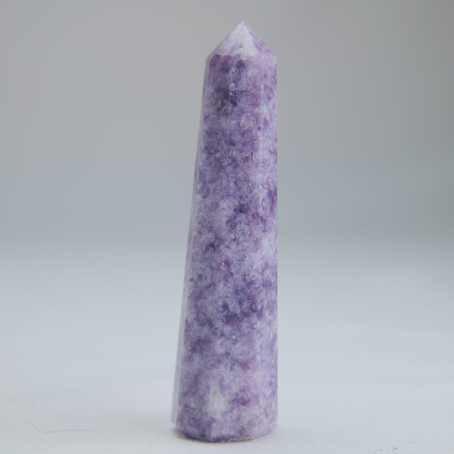 Lepidolite Obelisk 40g 75mm Crystal Tower - Luna Panther