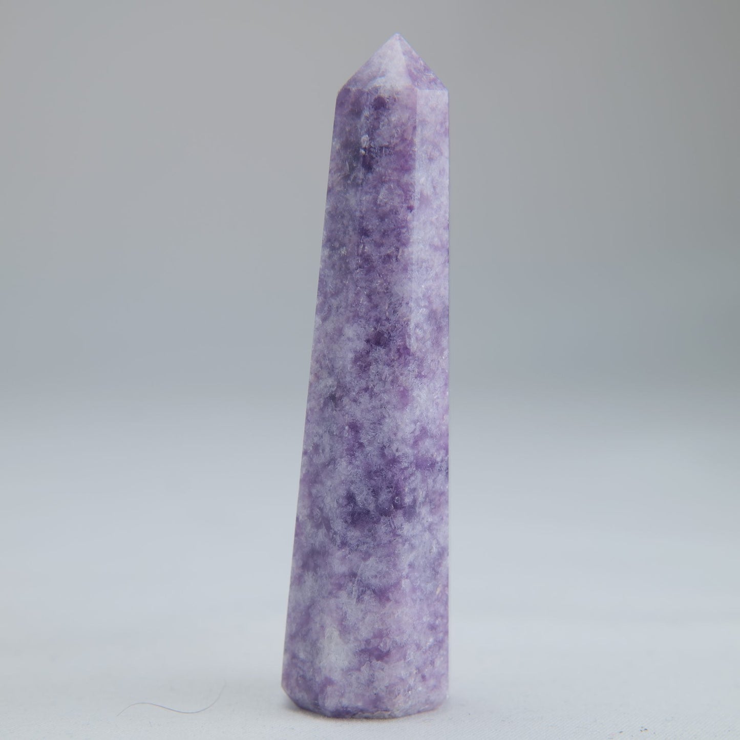 Lepidolite Obelisk 40g 75mm Crystal Tower - Luna Panther