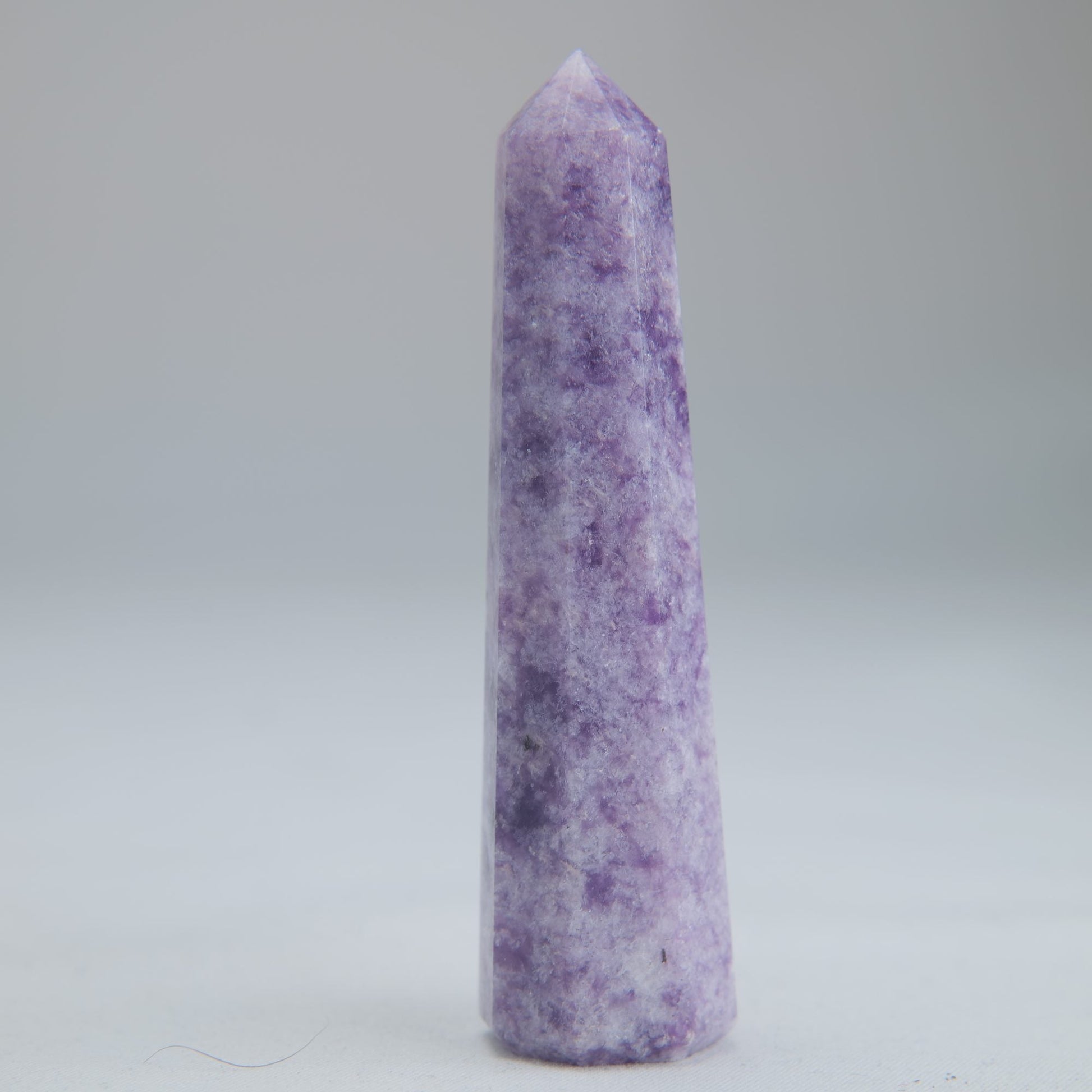 Lepidolite Obelisk 40g 75mm Crystal Tower - Luna Panther